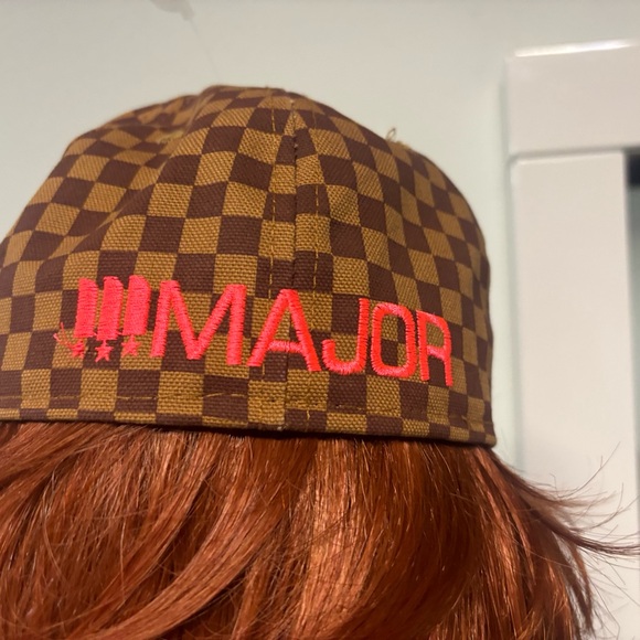 NWOT New Era !!!Major Designer Check Hat-Sz 7 - Picture 8 of 9